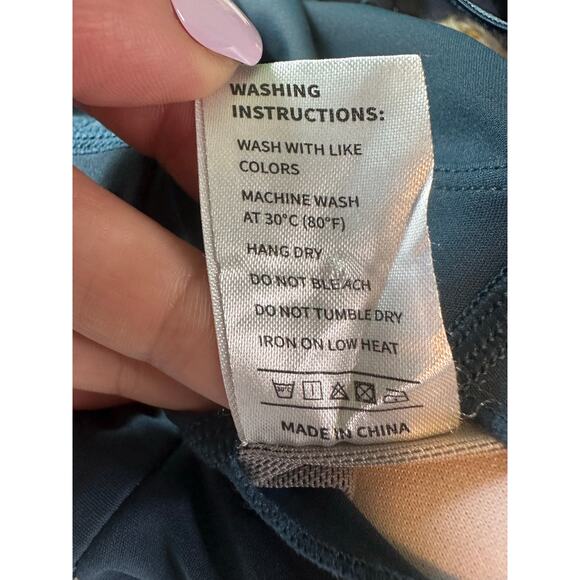 EWedoos blue built in shorts and bra tennis dress size Small - Picture 4 of 16